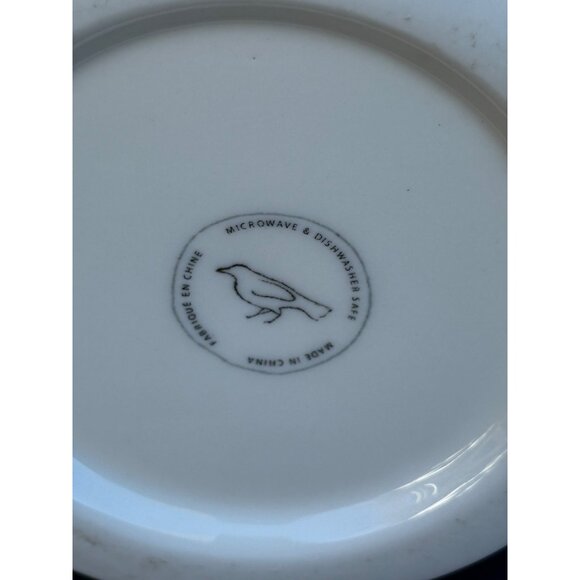 Anthropologie Monogram V Initial White & Black Ceramic Mug Shave Style - Picture 7 of 7